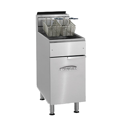 Imperial IFS-75 Freidora, gas, modelo de piso, 75 lb. de capacidad, 175,000 BTU, NSF