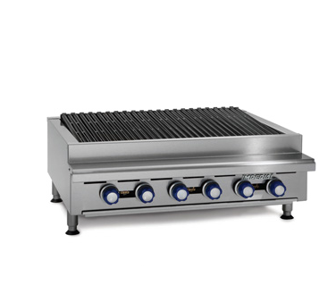 Imperial IRB-48 Charbroiler, gas, countertop, 48"
