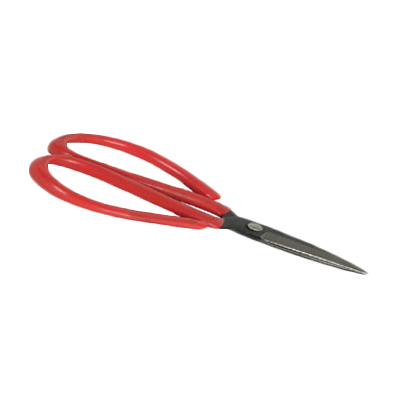 Thunder Group IRSC001 7-3/4" Steel Blade Scissors w/ Red Vinyl Coated Handles