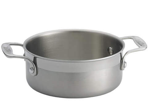 Tablecraft CW7006 Tri-Ply Cookware Round 4 Qt Sauce Pan