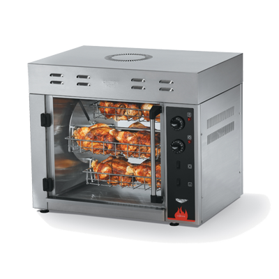 Vollrath 40704 Horno asador, encimera, eléctrico, construcción de acero inoxidable, 220v/60/1-ph, 2700W