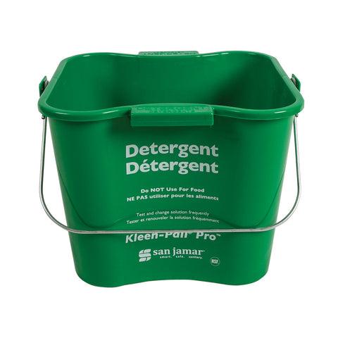 San Jamar KPP256GN Kleen-Pail® Pro, 6 cuartos, verde