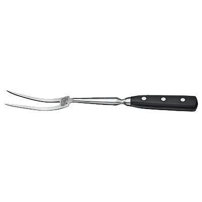 Winco KFP-121 Acero 12″ Cook’s Fork, Curved, 4"L Blade, Black, NSF