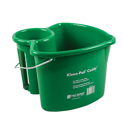 San Jamar KP500 Kleen-Pail® Caddy™, 4 cuartos, verde