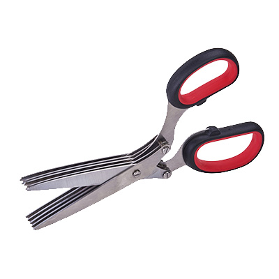 Winco KS-05 5 Blade Stainless Steel Herb Shears