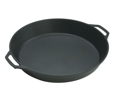 Lodge L17SK3 Induction Skillet - 17" Dia. x 2-5/8" Deep Cast Iron, Made in USA