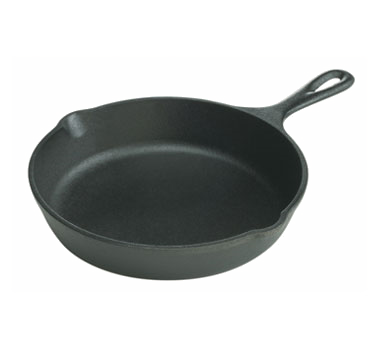 Lodge L5SK3 Induction Skillet, 8" Dia. x 2" Deep, Cast Iron , Made in USA