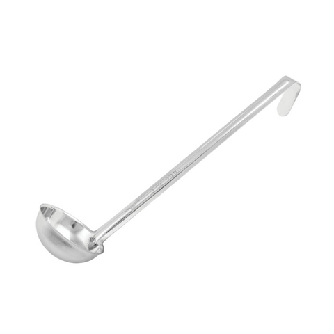 Winco LDI-3 Ladle, 3 oz., 11-1/8" handle, one-piece, stainless steel