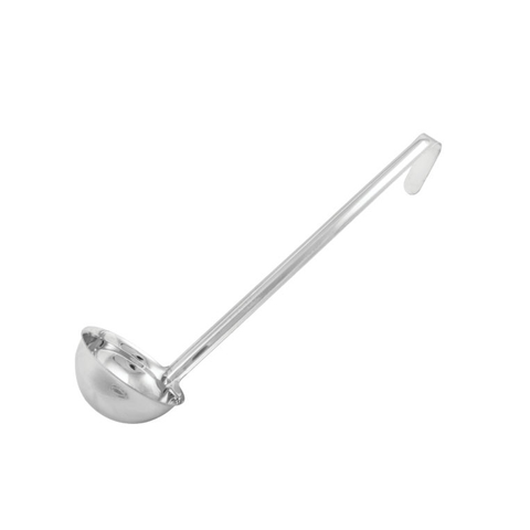 Winco LDI-6 Ladle, 6 oz., 12-1/2" handle, one-piece, stainless steel