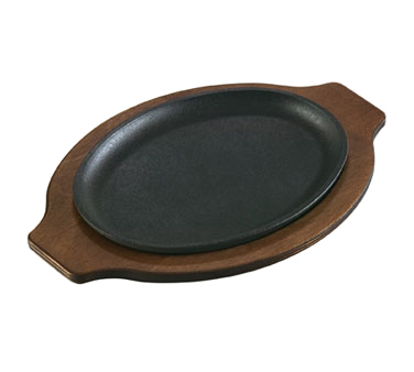 Lodge LOSH3 Oval Iron-Cast Serving Griddle 10" x 7-1/2"