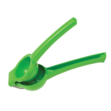 Winco LS-8G Lime Squeezer, 2-1/2" dia., 8" long, dishwasher safe, enamel coated, aluminum, green