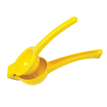 Winco LS-9Y Lemon Squeezer, 3" dia., 8-3/4" long, dishwasher safe, enamel coated, aluminum, yellow