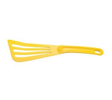 Mercer M35110YL Hell's Tools Hi-Heat Slotted Spatula, 12" x 3.5", Yellow