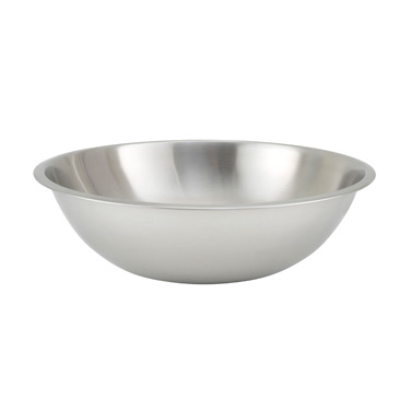 Winco MXHV-1300 Mixing Bowl, 13 quart, 16-1/4" dia. x 4-1/2"H, round, heavy duty, stainless steel