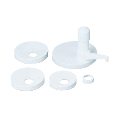 San Jamar P7510 Ultra Condiment Pump Kit, includes: 38, 39 & 110mm plastic screw caps