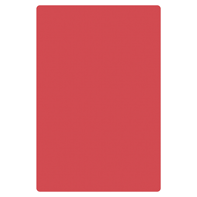 Thunder Group PLCB181205RD Cutting Board 12" x 18" x 1/2" Polyethylene, Red, NSF