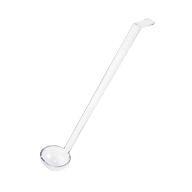 Winco PLD-8C Ladle, 3/4 oz., 8-1/2" long, one-piece, polycarbonate, clear