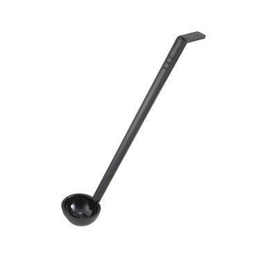 Winco PLD-8K Ladle, 3/4 oz., 8-1/2" long, one-piece, polycarbonate, black