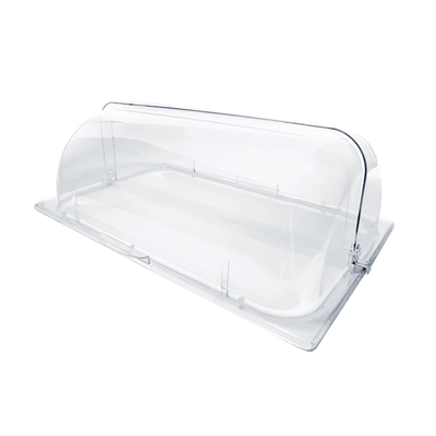 Thunder Group PLRCF001R Chafer Dome Cover, Roll Top, Poly Clear