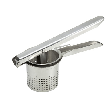 Winco PR-9 Economy Potato Ricer, 10"L, round, stainless steel