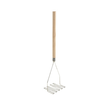 Winco PTM-24S Round Potato Masher, 5 1/4 x 24", Stainless