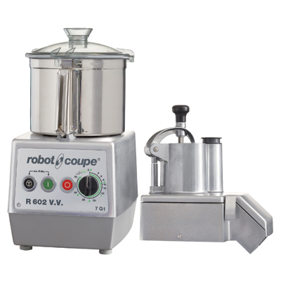Robot Coupe R602VV Combination Food Processor, 7 Liter Stainless Steel Bowl