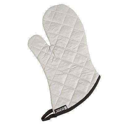 San Jamar 801SG13 Silicone Temperature Protection Oven/Freezer Mitt, 13" Length, Silver