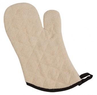 San Jamar 813TM Oven Mitt, 13", Natural