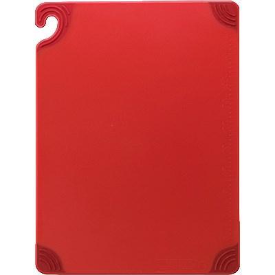 San Jamar CBG912RD Saf-T-Grip X-Pediter Cutting Board, 9" X 12" X 3/8", Red, NSF