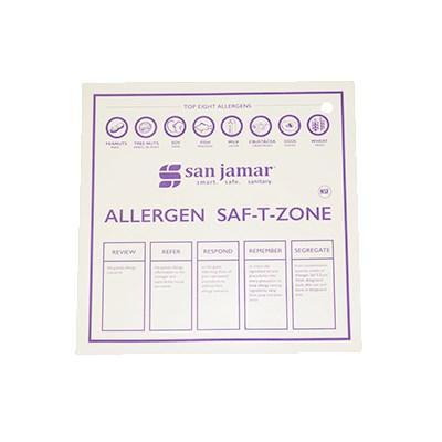 San Jamar CBMASZ2430 Allergen Saf-T-Zone Mat, 24" X 30", NSF