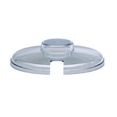 San Jamar CI7016NL Chill-It Crock Lid, Fits 2 Qt. Round Crock, Notched, Polycarbonate, Clear, NSF