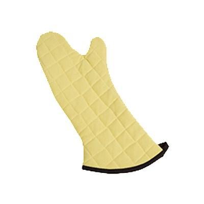 San Jamar KM17Oven Mitt With Kevlar, 17", Gold