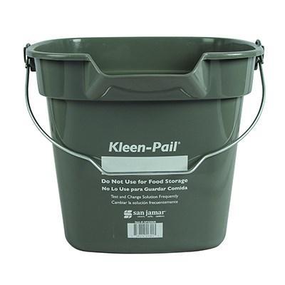 San Jamar KP320GR Kleen-Pail, 10 Qt., Meets HACCP Guidelines, Grey