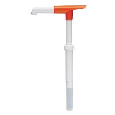 San Jamar P7400 Mega Condiment Pump, 1 Oz., 4" Dip Tube, Large Mouth, High-Impact Plastic