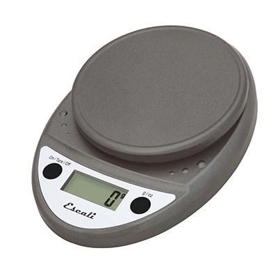 San Jamar SCDG11M Escali Round Digital Scale, Round, 5-1/2" Dia., Metallic