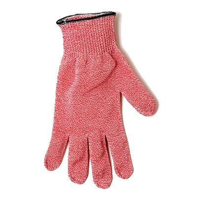 San Jamar SG10-RD-M Dyneema Meat Glove, Medium, Red