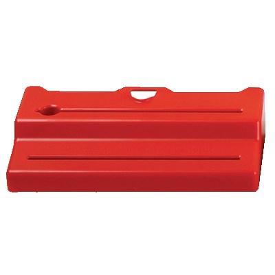 San Jamar STK1006RDL Saf-T-Knife Lid, 8" X 4" X 1-7/8", For Saf-T-Knife Junior (STK1006), Red
