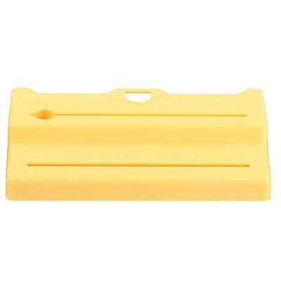 San Jamar STK1006YLL Saf-T-Knife Lid, 8" X 4" X 1-7/8", For Saf-T-Knife Junior (STK1006), Yellow