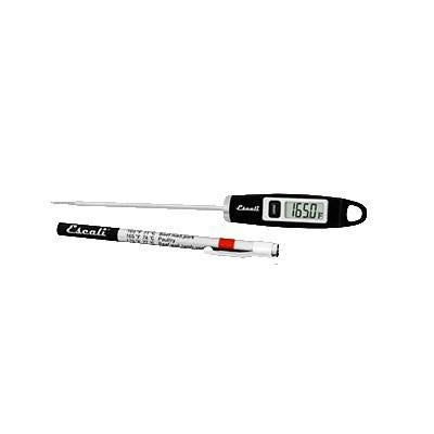San Jamar THDGBK Escali 4.75" Digital Thermometer With -49° To 392°F Temperature Range, Black, NSF