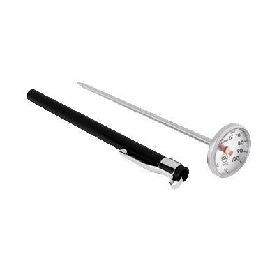 San Jamar THDLC Instant Read Dial Thermometer, NSF Listed Celsius, 1" Length, 1" Width, 5" Length, NSF