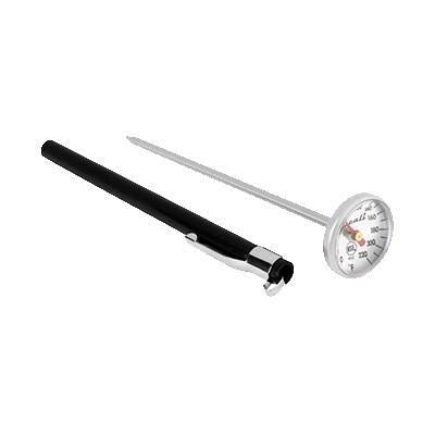 San Jamar THDLF Escali Instant Read Pocket Thermometer, 1" Dial Diameter, 5" Probe, NSF