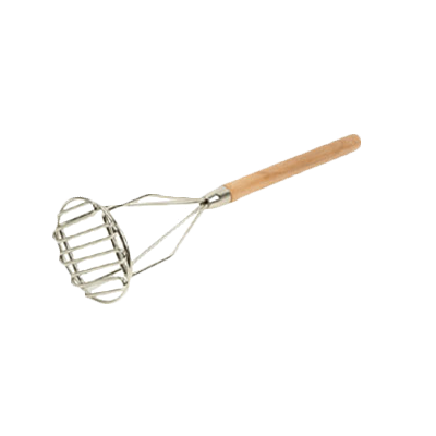 Thunder Group SLPMR018 Potato Masher 18"L Round Stainless Steel