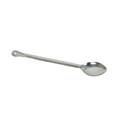 Thunder Group SLSBA018 18" Stainless Steel Solid Flat Handle Basting Spoon