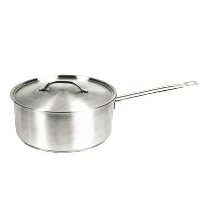 Thunder Group SLSSP076 7-5/8 Qt Stainless Steel Induction Sauce Pan