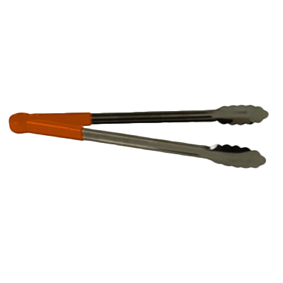 Thunder Group SLTG816R 16" One Piece Stainless Steel Utility Tong w/ Red Handle