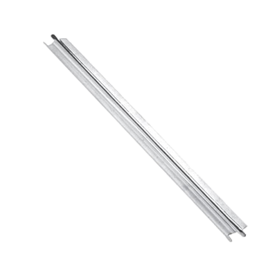 Thunder Group SLTHAB012 12" Long Grooved Stainless Steel Adapter Bar