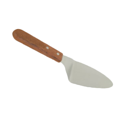 Thunder Group SLTWPS005 Pizza Server, 3" x 4-1/4" blade, wood handle, stainless steel