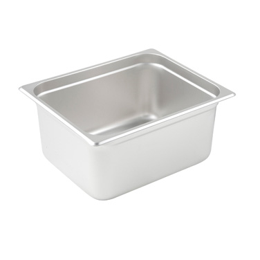 Winco SPJL-206 Half Sized Steam Pan, Stainless