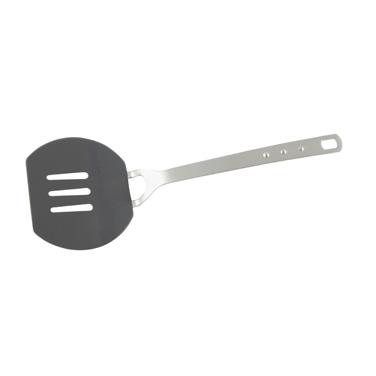 Winco STN-3 Pancake Turner, 15-7/16"L x 5-15/16"W x 2-13/16"H, slotted, heat resistant up to 608°F, 18/8 stainless steel handle, nylon blade