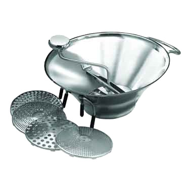 Winco SVM-12 Professional Large-Size Food Mill, 12-3/4" Dia., Round